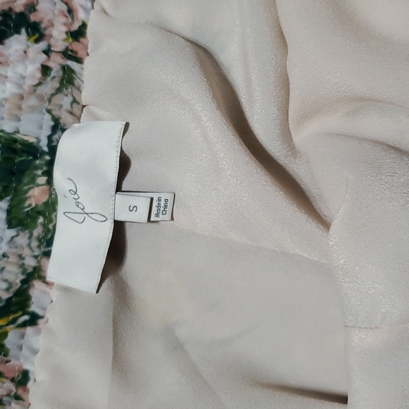 Joie silk floral lined drawstring casual pants with pockets - Picture 6 of 9